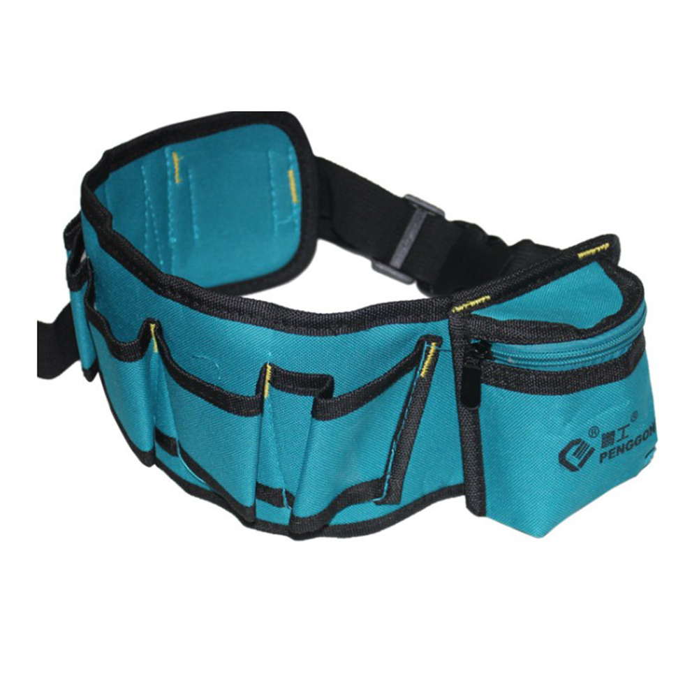 Electrician Waist Pocket Belt Tool Pouch Bag Canvas Hardware Toolkit Holder Bag